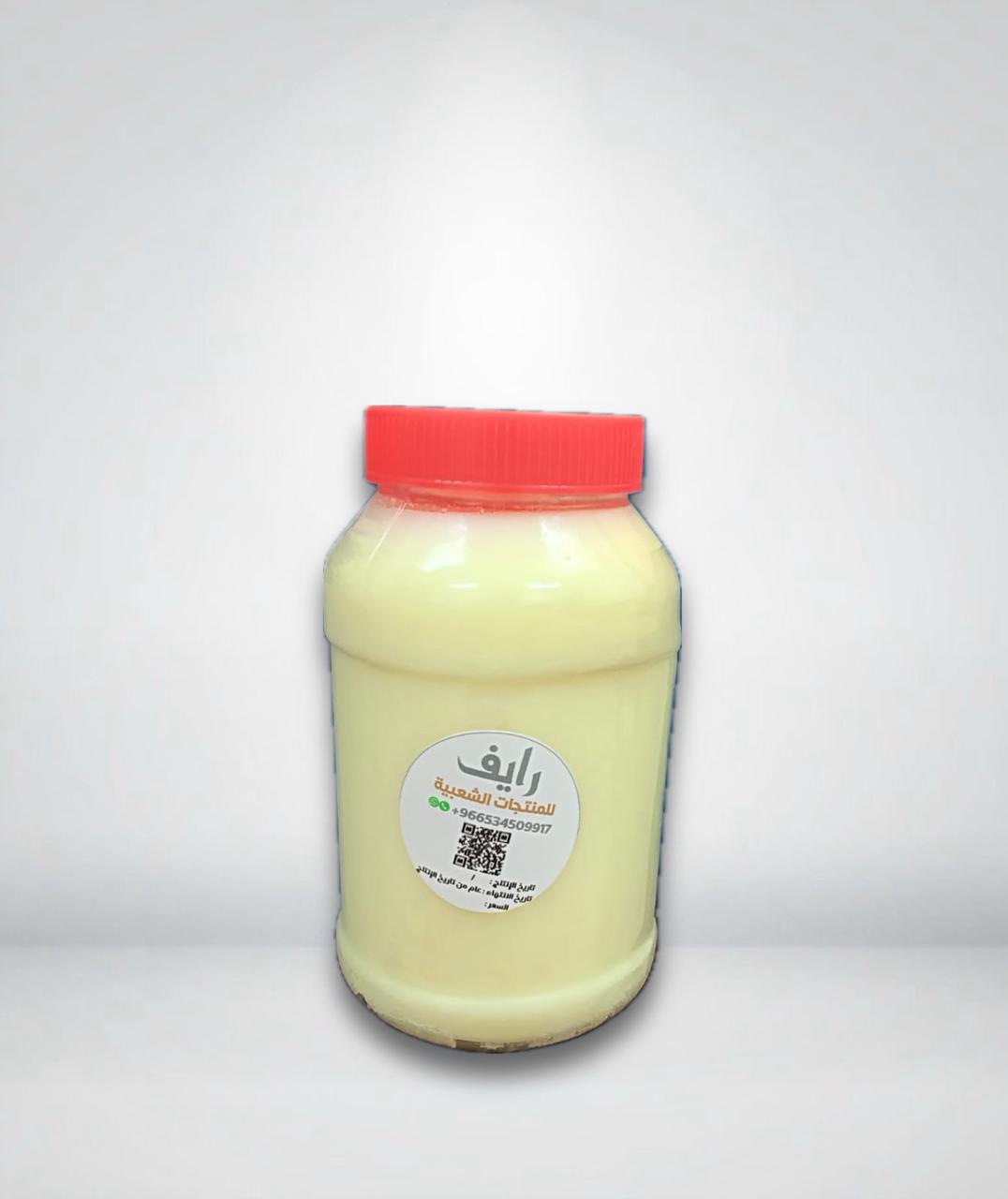 سمن ماعز ابيض  صافي مشوط نصف كيلو